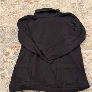 Talbots Black Knit Top